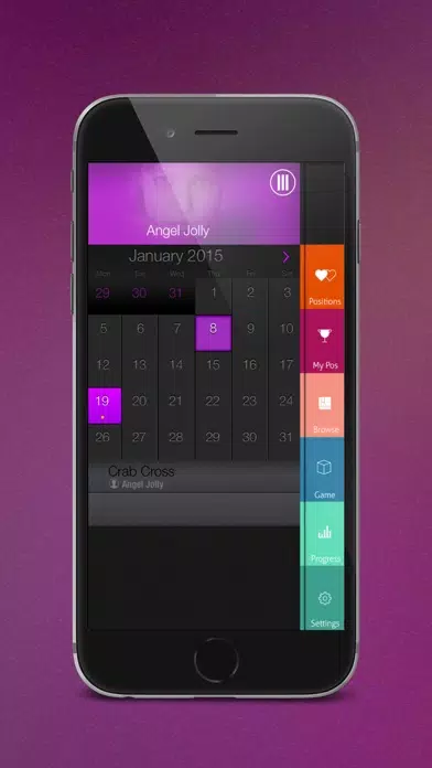 ภาพหน้าจอของ Sex Organizer - Sex Positions Diary & Date Planner