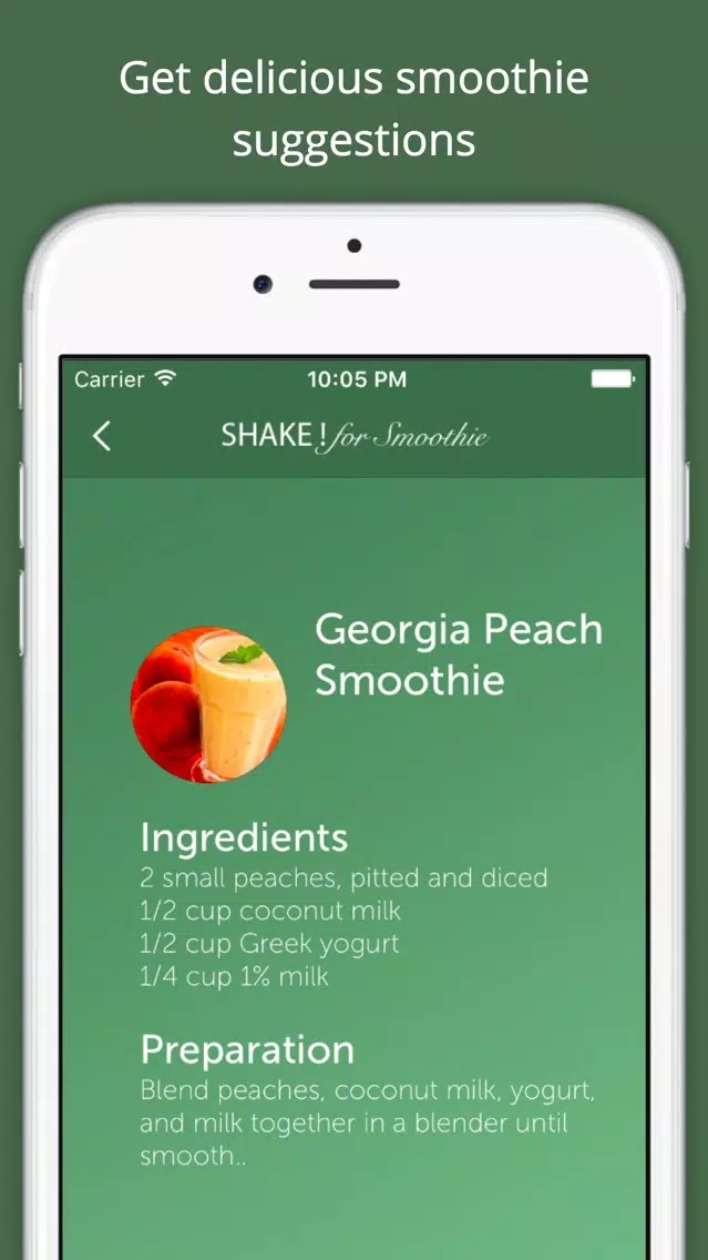 Shake for Smoothie - 120 Green Healthy Smoothie suggestions based on the ingredients you have Screenshots