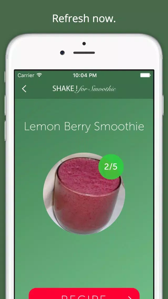Shake for Smoothie - 120 Green Healthy Smoothie suggestions based on the ingredients you have Screenshots