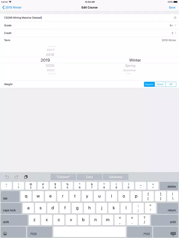 GPA Master - Track Your GPA iPad Screenshots