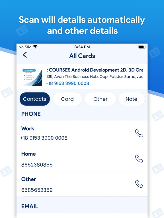 Card Scanner - Business Card iPad Screenshots