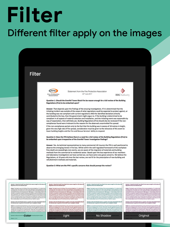 Doc Scanner · iPad Ekran Görüntüleri