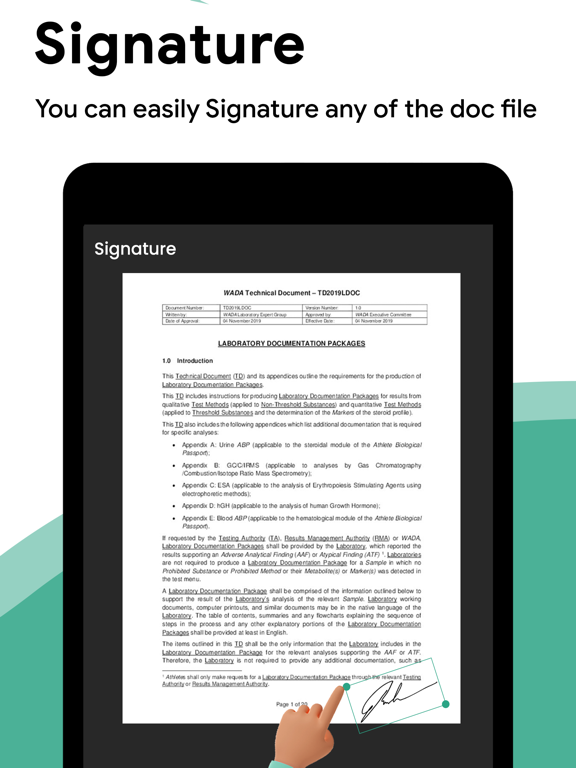 Doc Scanner · iPad Ekran Görüntüleri