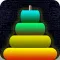 Tower of Hanoi - Math puzzle Game