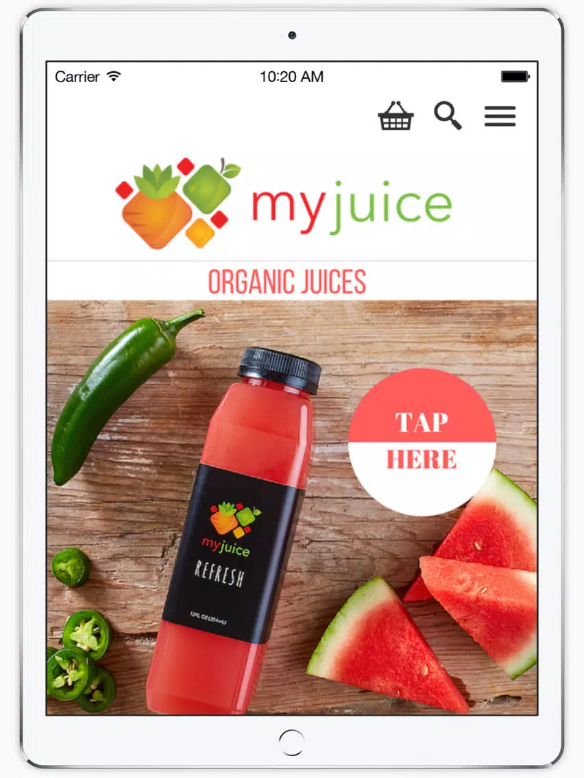 My Juice - Delicious Organic Cold-Pressed Juice iPad Screenshots