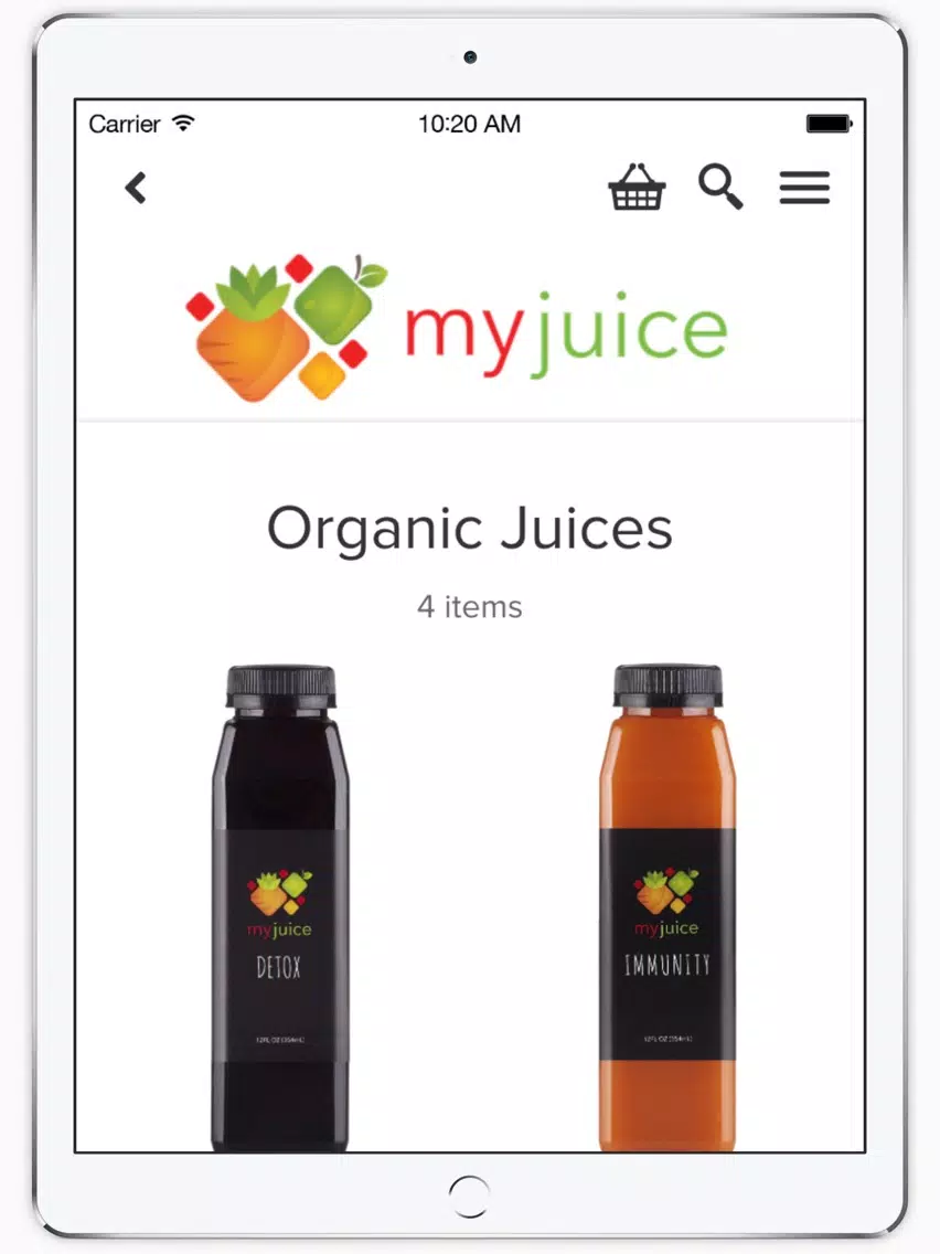 My Juice - Delicious Organic Cold-Pressed Juice iPad Screenshots