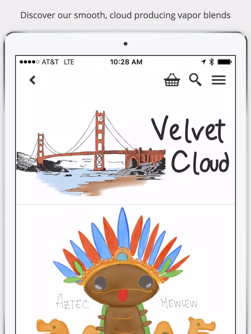 Velvet Cloud - Shop Vapor Blends Online iPad 應用截圖