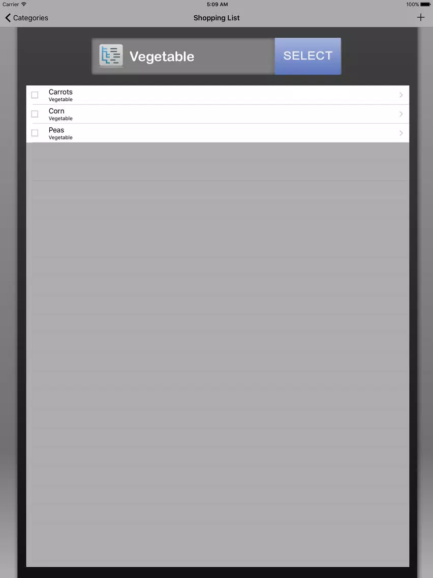 Shopping List (Grocery Shopping Lists) iPad Screenshots