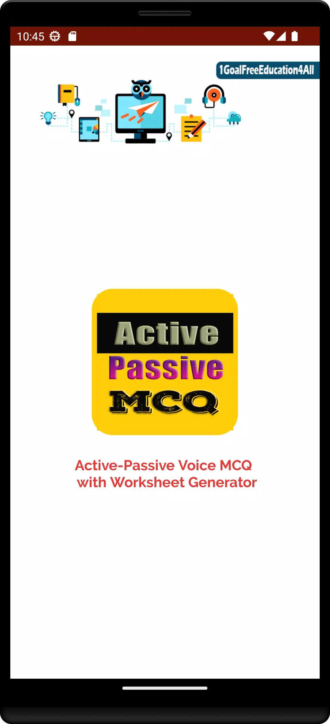 Active and Passive Voice Quiz Screenshots