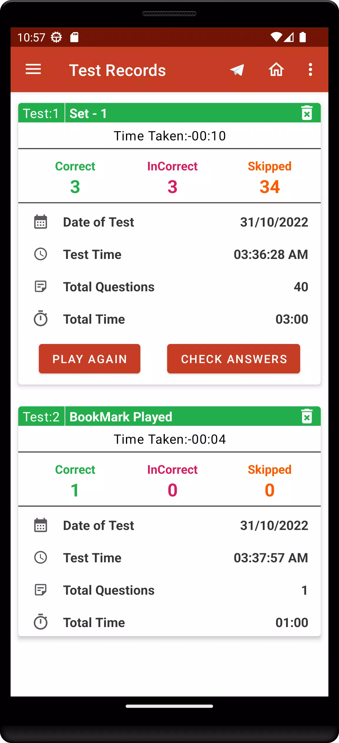 Active and Passive Voice Quiz Screenshots
