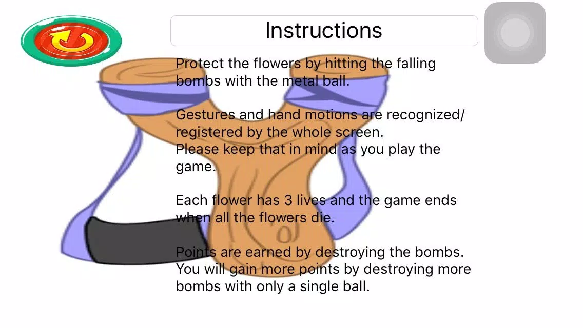 Tangkapan skrin Flower Defence - Protection Against Falling Bombs