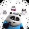 Animated Stickers Panda 3D