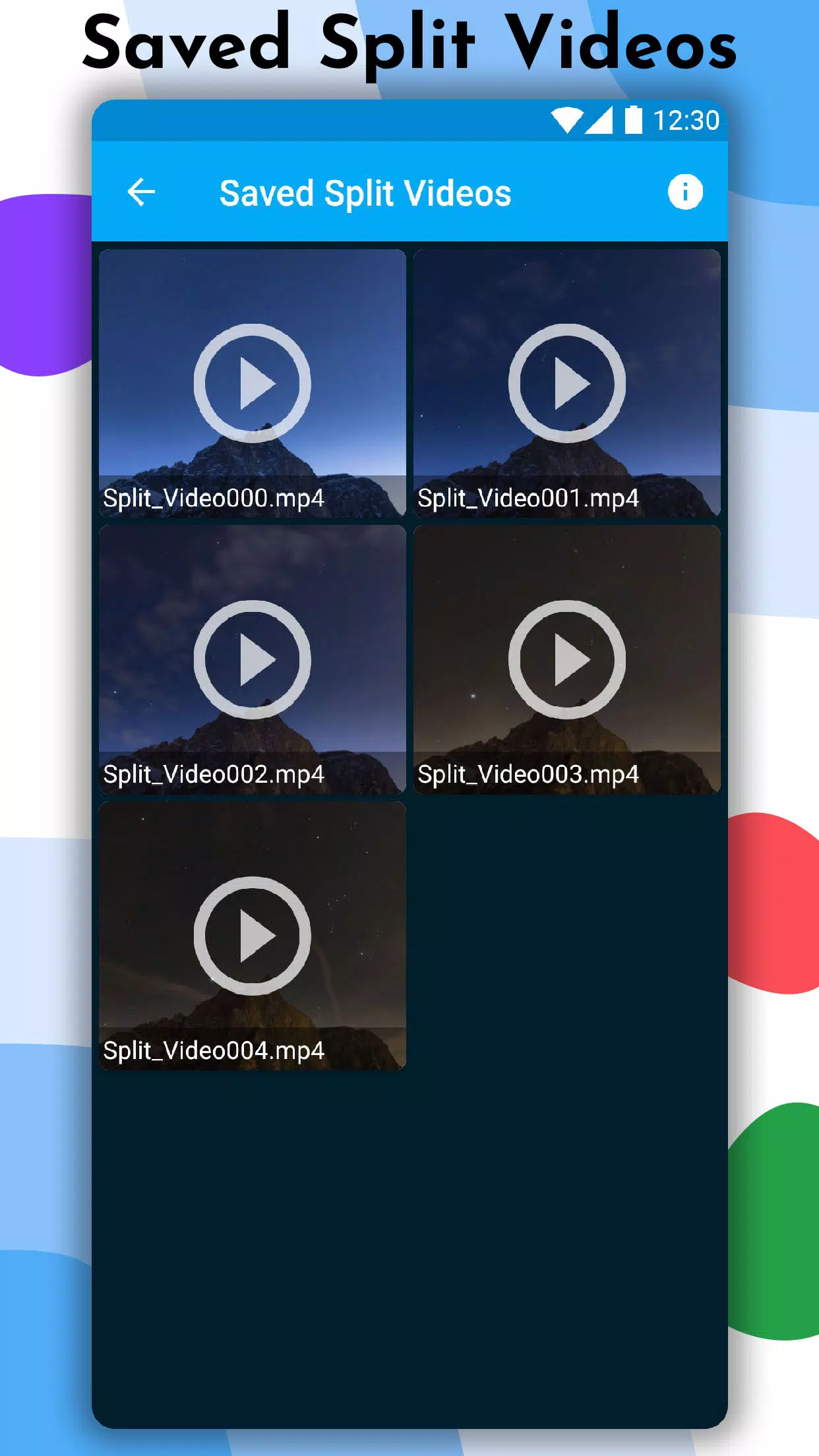 Video Splitter Screenshots