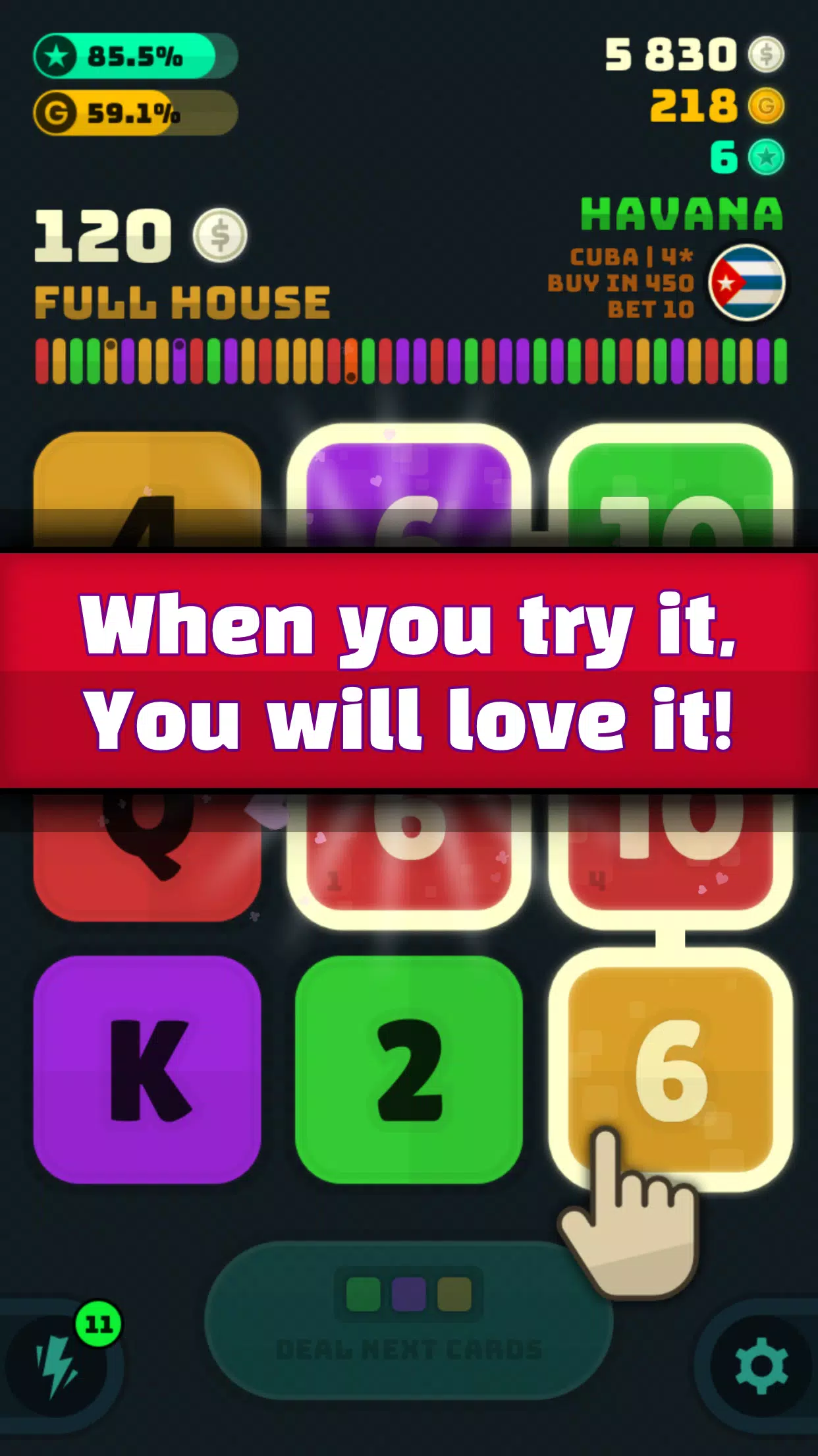 Merge Poker Screenshots