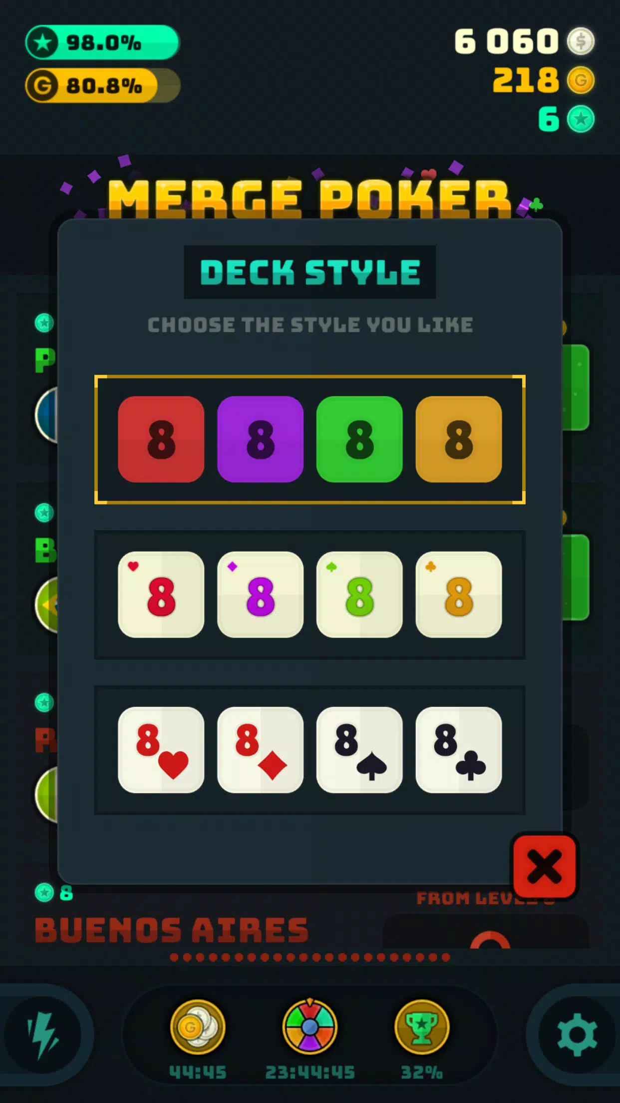 Merge Poker Screenshots