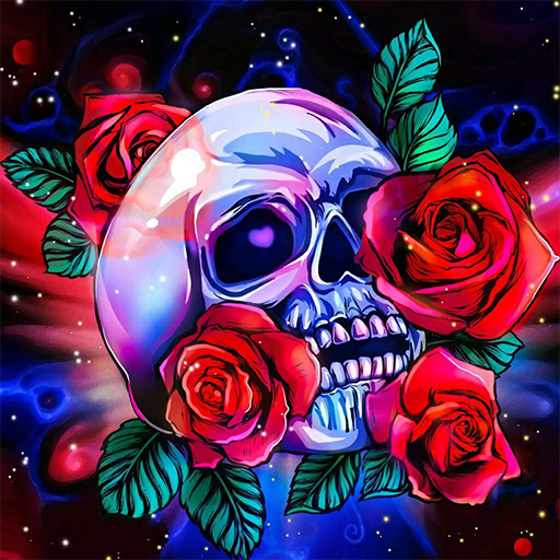 Skull Coloring Book