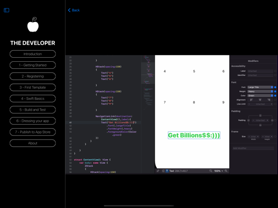 The Developer iPad Screenshots