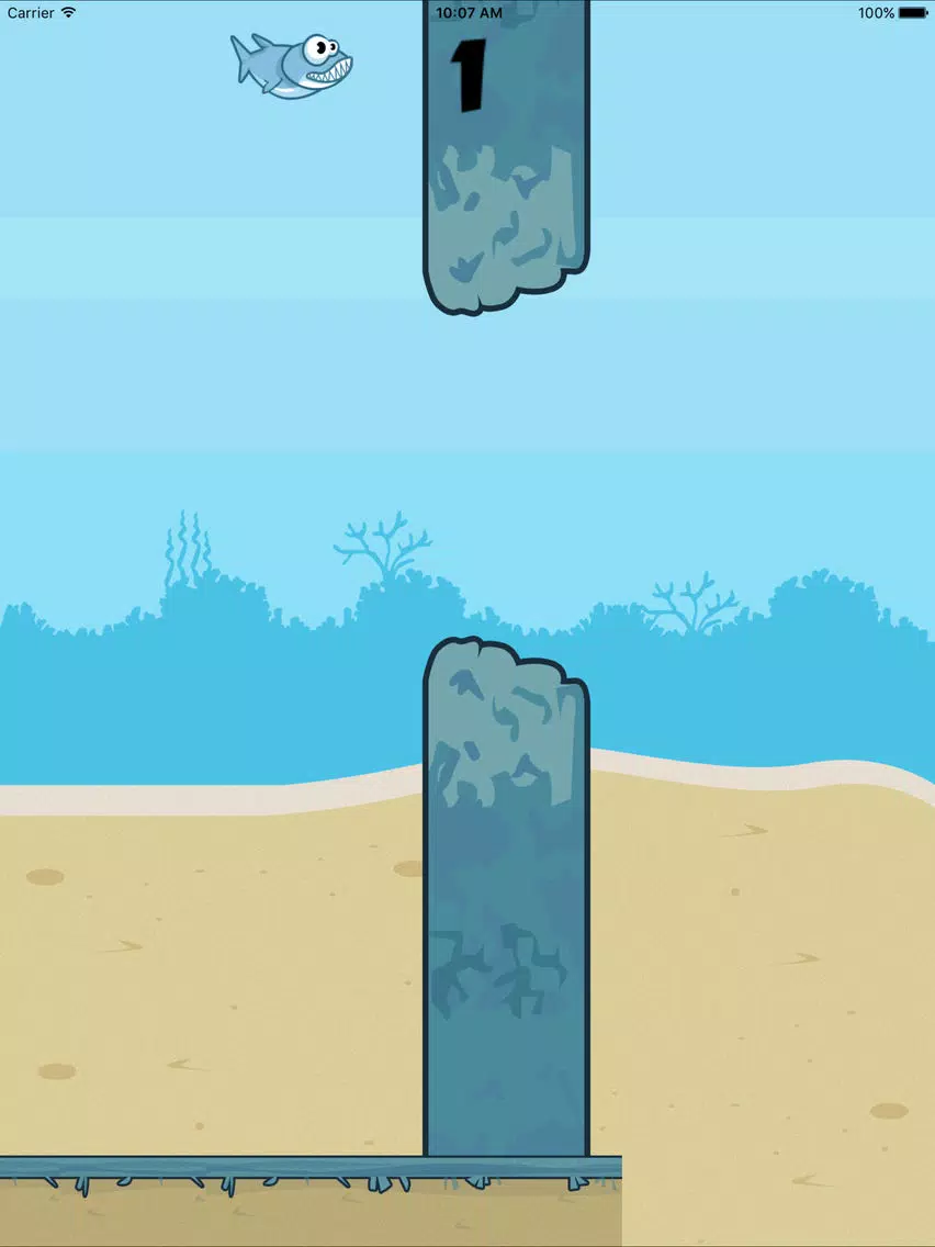Slappy Shark - The Adventure of the Tiny Fish iPad  Screenshots