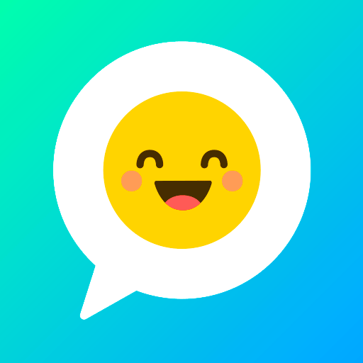 Keyboard with smiley emoji