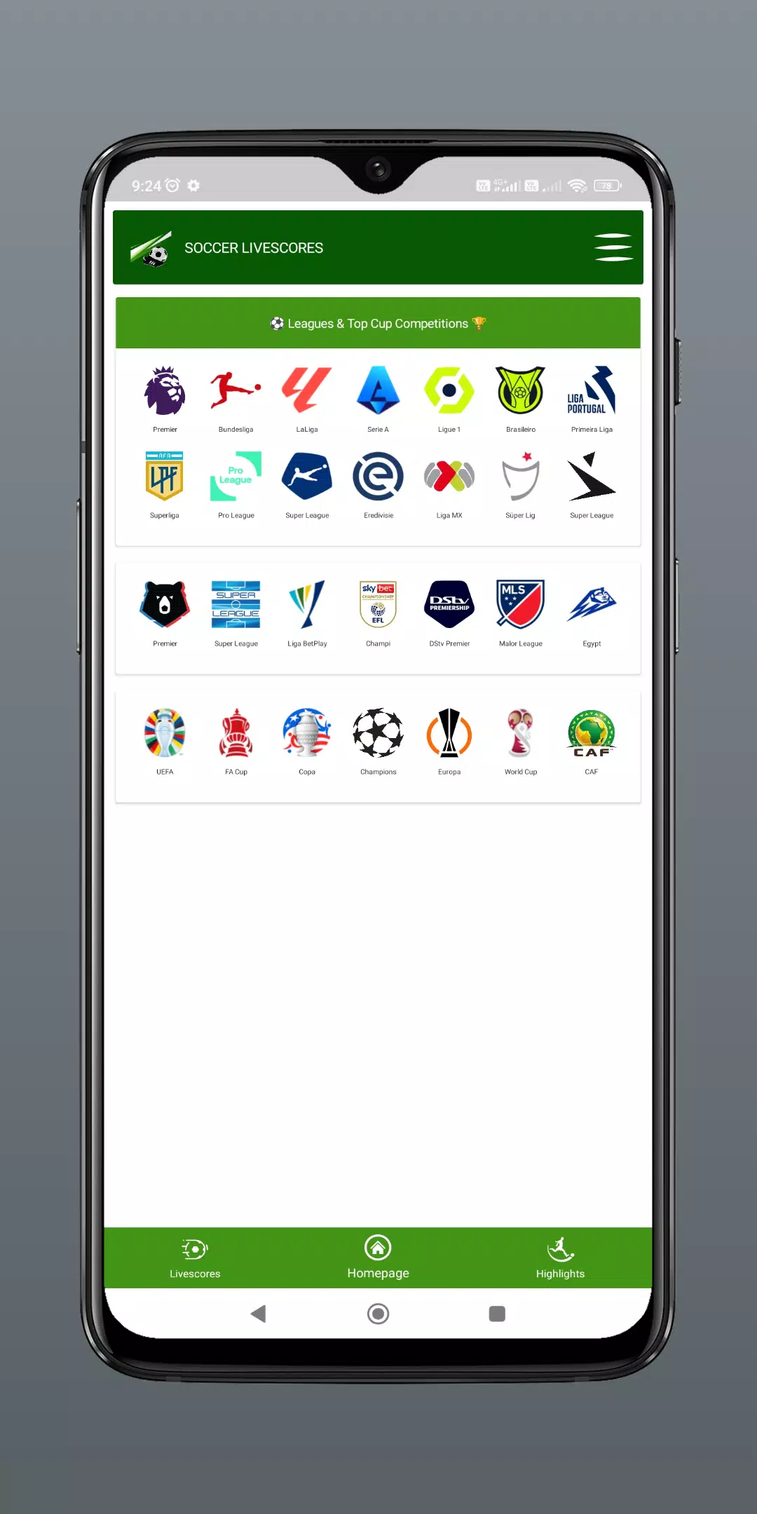Soccer Live Score應用截圖