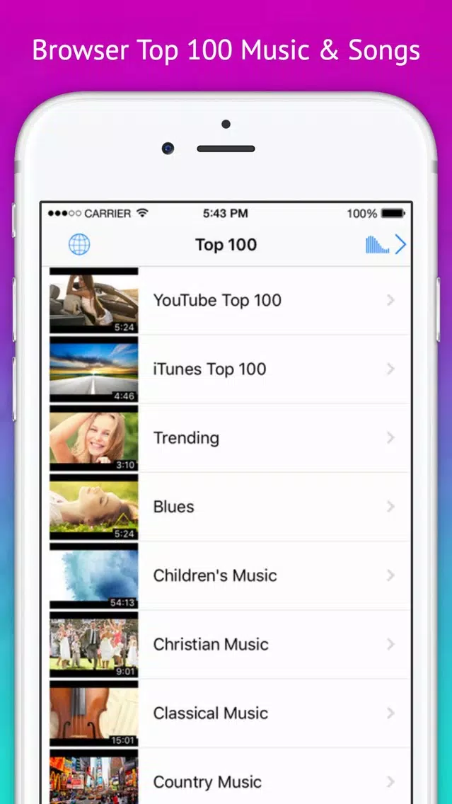 Play Video - Music Tube Player Screenshots