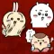 Kuri Manju chikawa Stickers