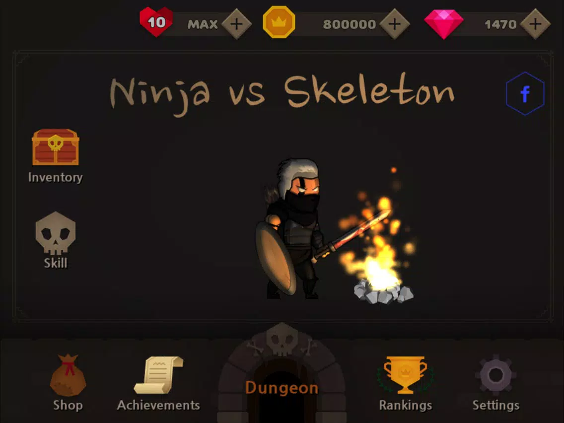 Ninja vs Skeleton iPad  سکرین شاٹس