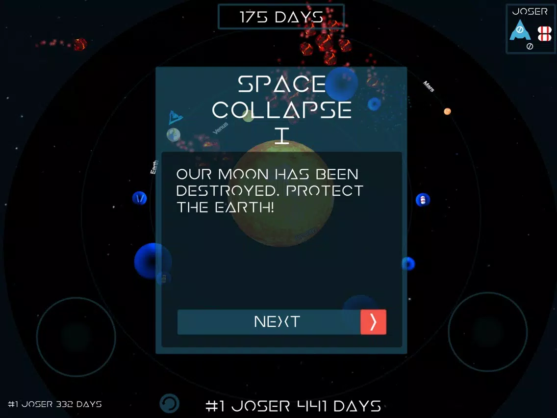 Capturas de pantalla de Space Collapse I iPad 