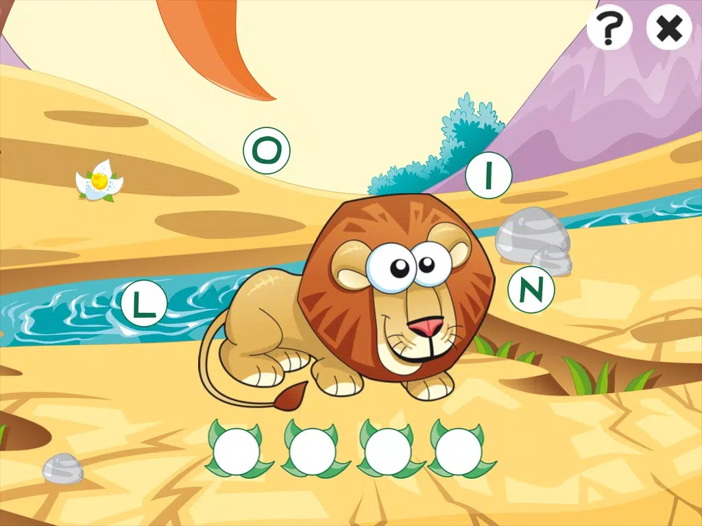 ABC savannah learning games for children: Word spelling with safari animals for kindergarten and pre-school iPad Screenshots