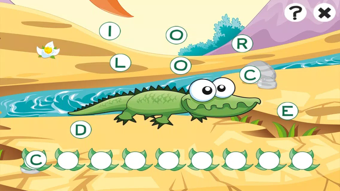 ABC savannah learning games for children: Word spelling with safari animals for kindergarten and pre-school Screenshots