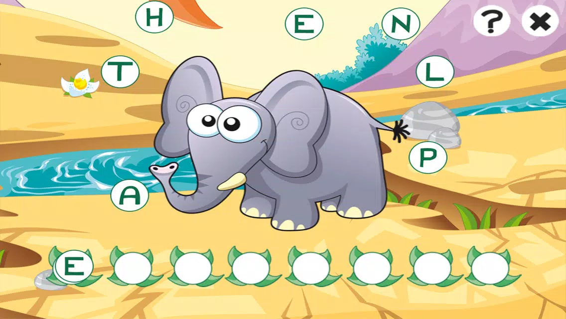 ABC savannah learning games for children: Word spelling with safari animals for kindergarten and pre-school Screenshots