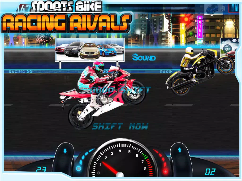 Capturas de tela do Sports Bike Racing Rivals iPad 