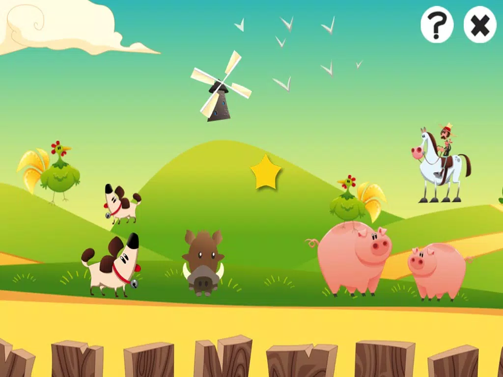 Animal Learning Game for Children: Learn and Play with Animals of the Countryside iPad Screenshots