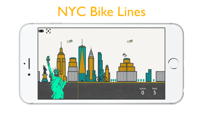 Tangkapan skrin NYC Bike Lines