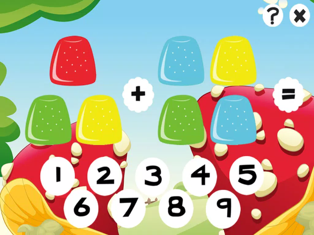 123 Candy Calculate! Mathematics Game for Small Children iPad Screenshots