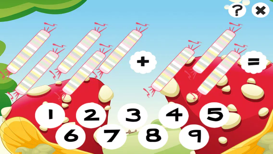123 Candy Calculate! Mathematics Game for Small Children Screenshots