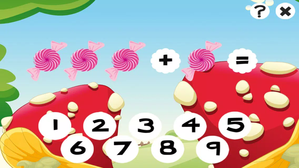 123 Candy Calculate! Mathematics Game for Small Children Screenshots