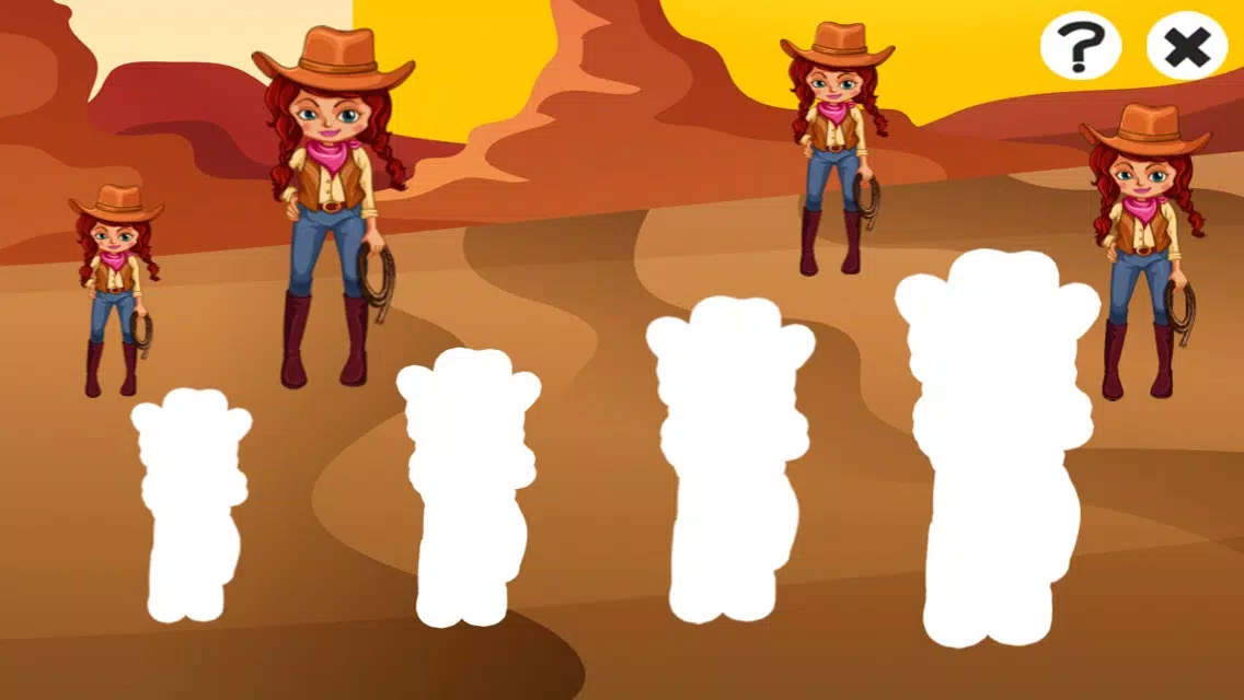 A Cowboys & Indians Learning Game for Children: Learn about the Wild West Screenshots