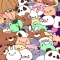 Sweet Mochi Animal Stickers!