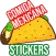 Stickers de comida mexicana