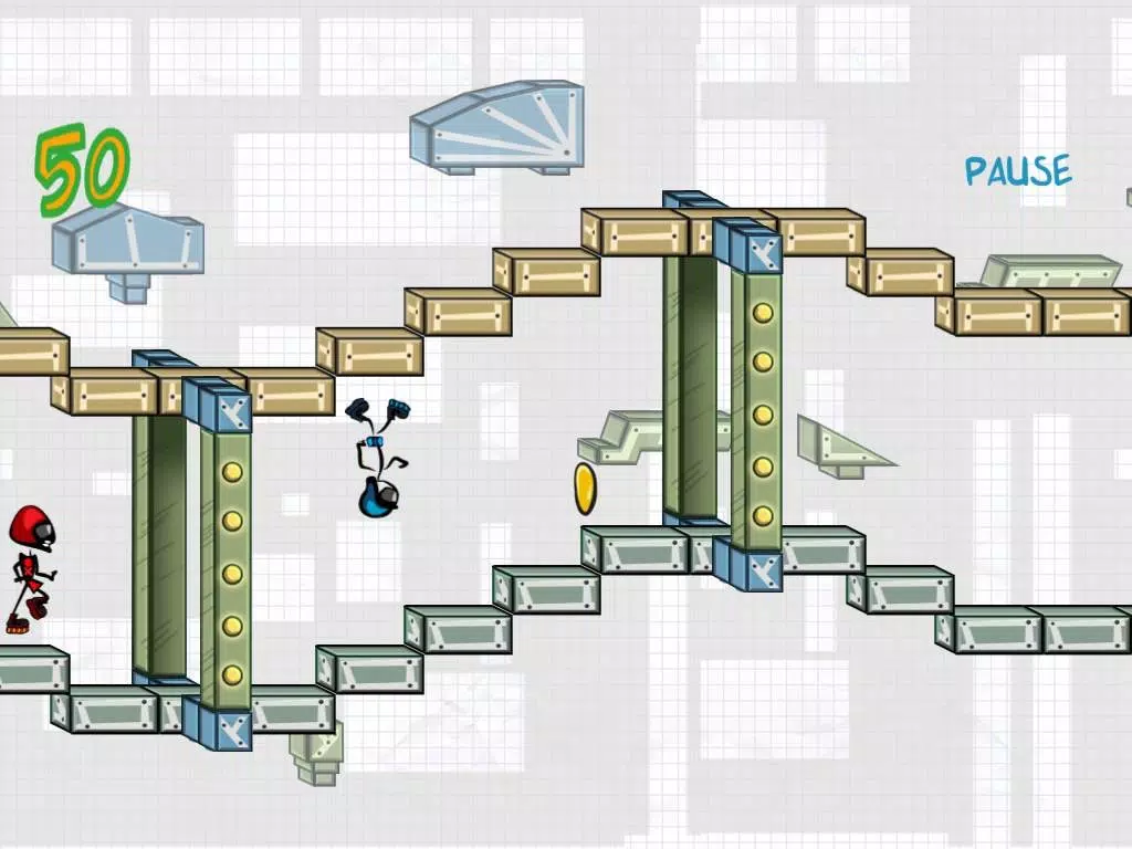 Stickly Gravity Run Game iPad Screenshots