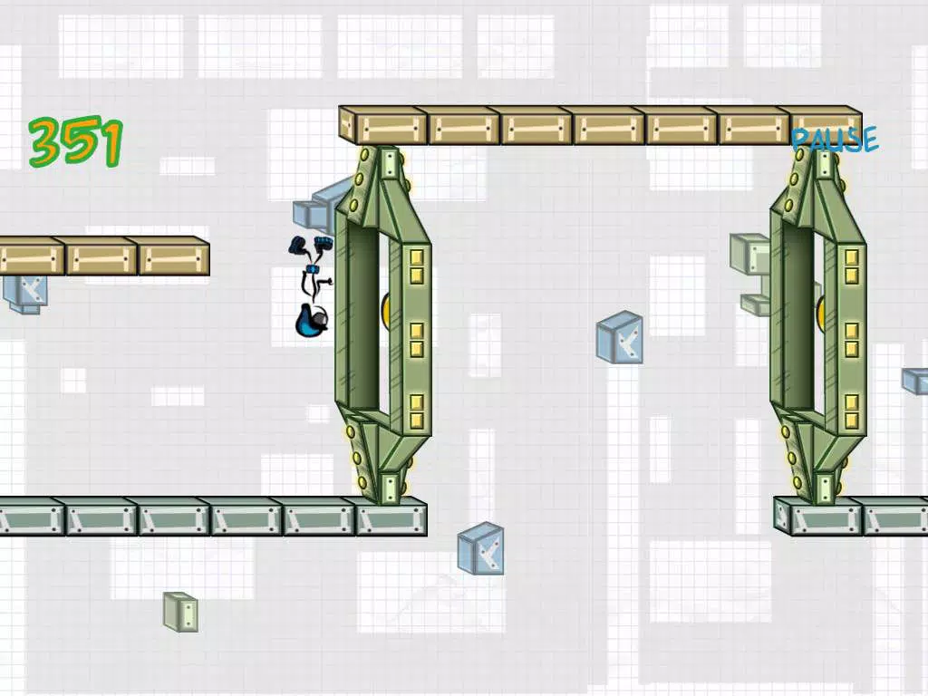 Stickly Gravity Run Game iPad Screenshots