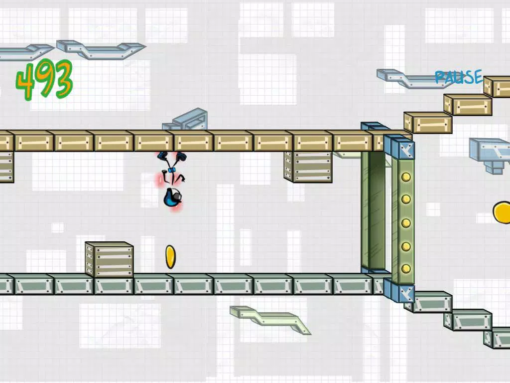Stickly Gravity Run Game iPad Screenshots