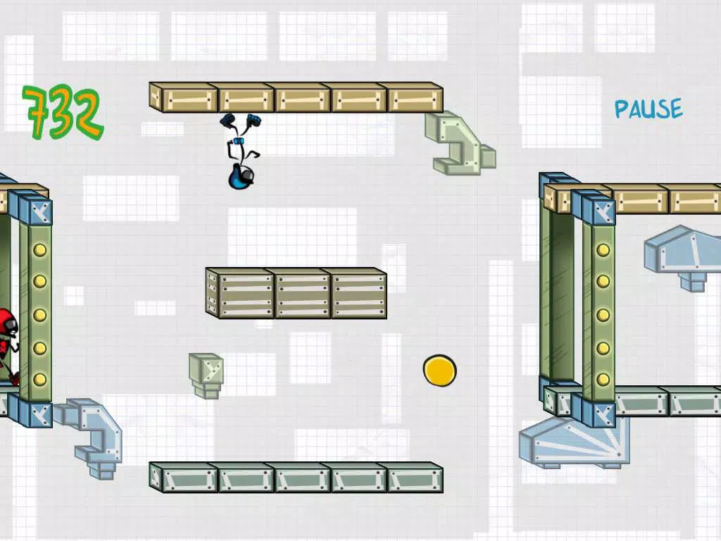 Stickly Gravity Run Game iPad Screenshots