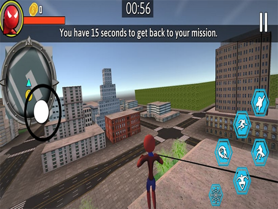 Скриншоты Stickman Hero SpiderRope iPad 