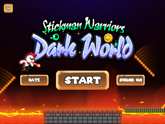 Stickman Warriors : Dark World iPad 应用截图
