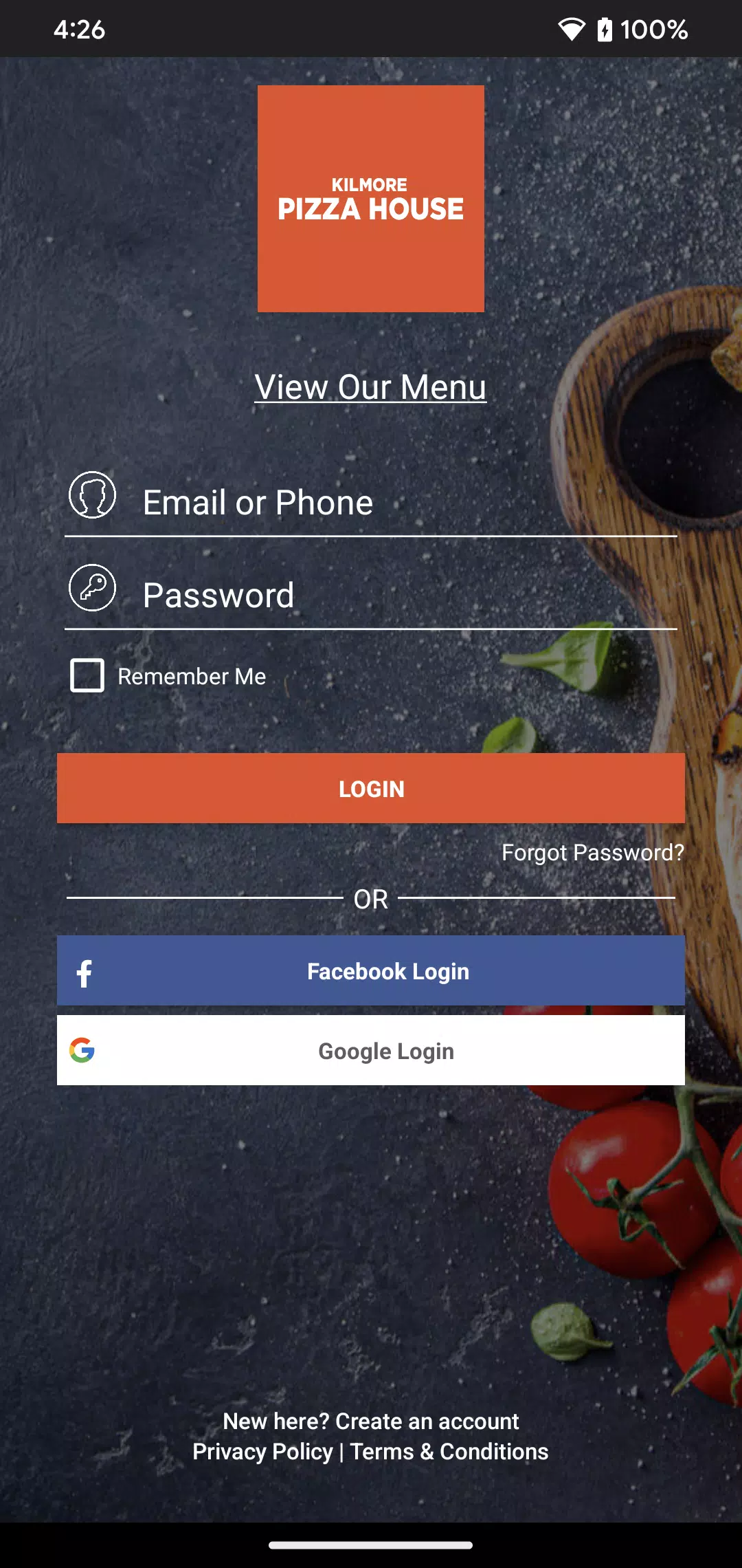 Kilmore Pizza House Screenshots