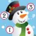Christmas counting game for children: Learn to count the numbers 1-10 with Santa for Christmas