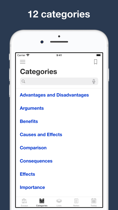 Essay writing materials Screenshots