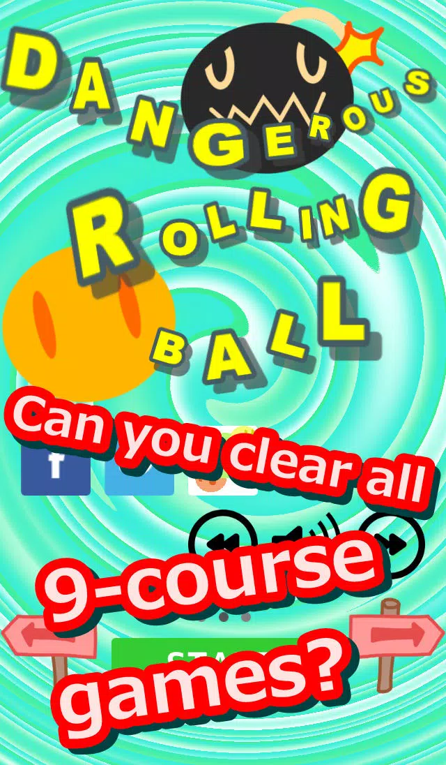 Capturas de tela do Dangerous rolling ball